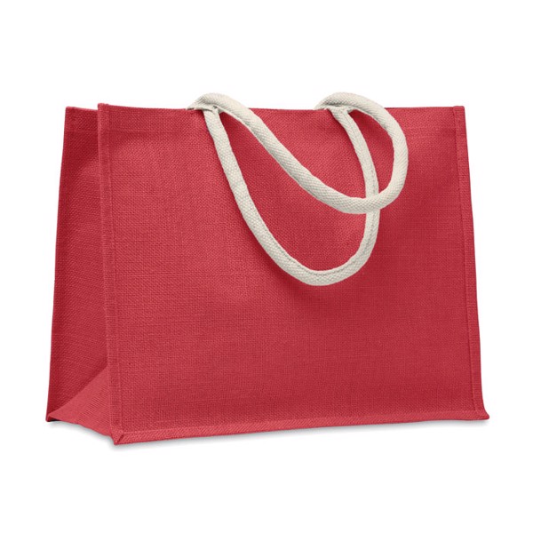 Red jute bag hotsell
