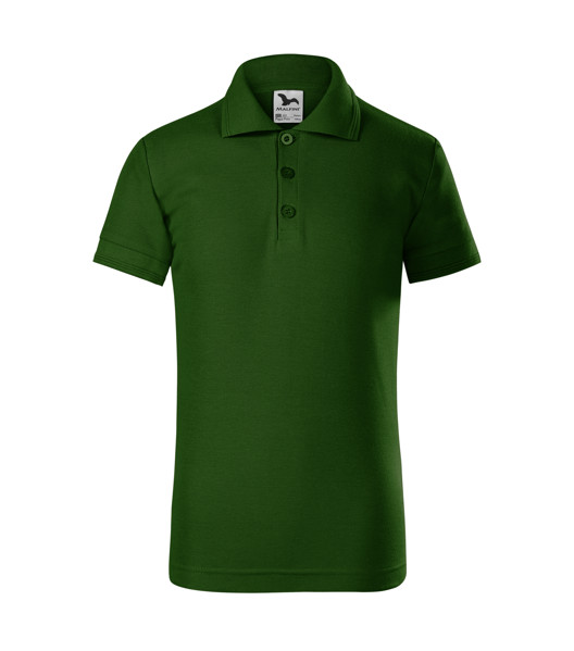 Polo Shirt Kids Malfini® Pique Polo - Bottle Green / 134 cm/8 years