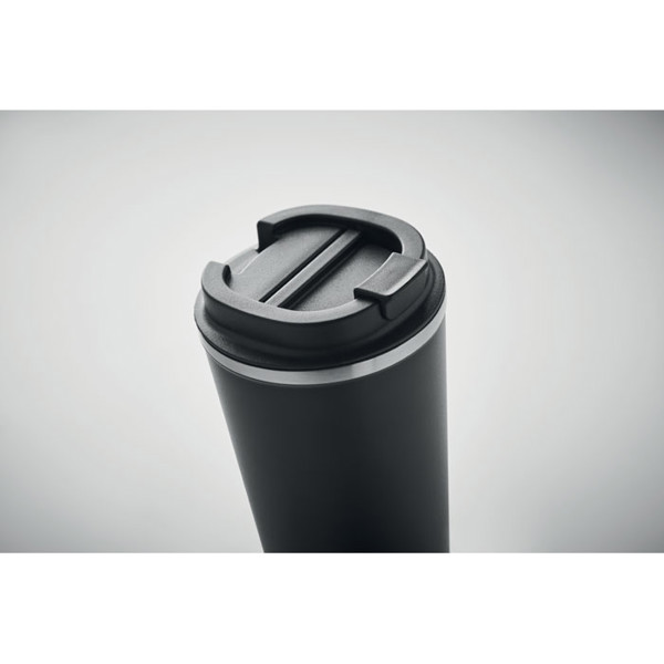 Double wall tumbler 510 ml Brace + - Black