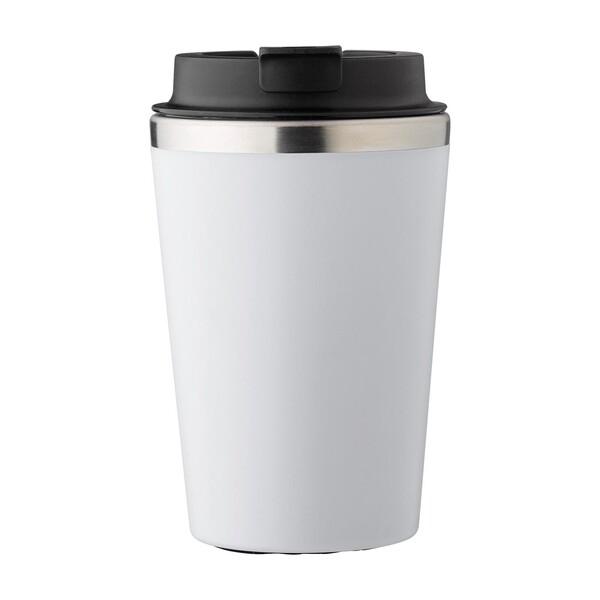 Gobelet thermos double paroi Shay | 350 ml - blanc