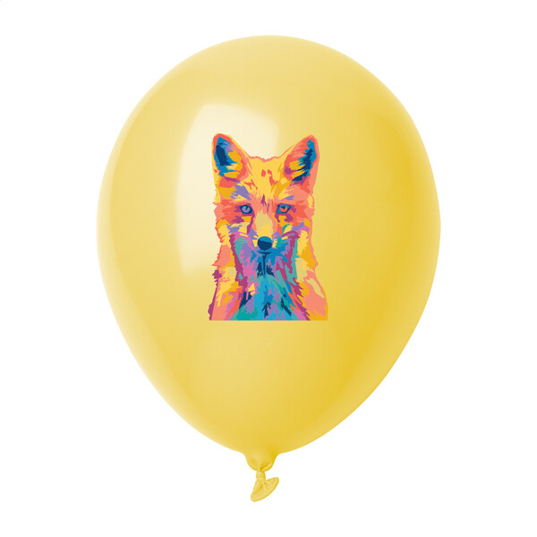 Ballon de baudruche CreaBalloon, pastel - Jaune