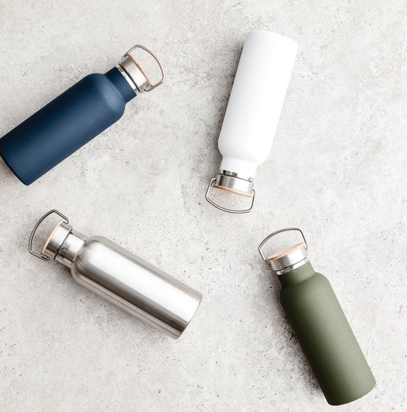 Vinga Miles vacuum thermos bottle, 500 ml - White