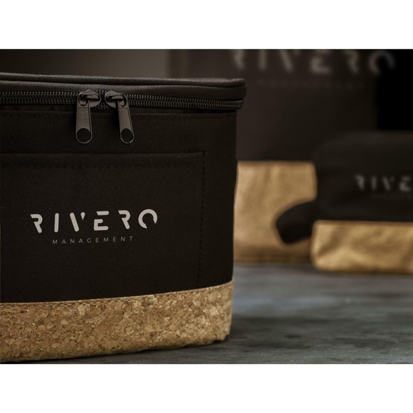 CosCork Eco toiletry bag - Black