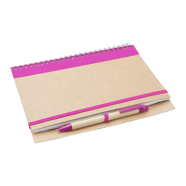 Notebook Platanus A5 - Pink / Natural