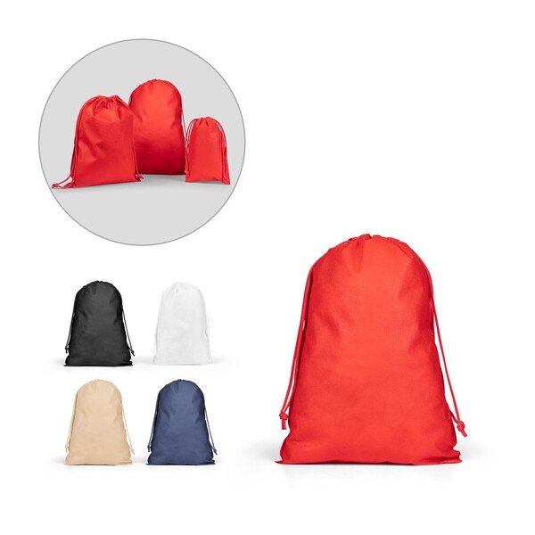 GIFT BAG L. Velký tepelně svařený netkaný sáček (60 g/m²) - Bílá