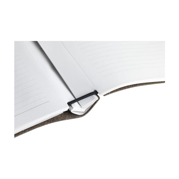 Recycled Leather Refillable Notebook A5 carnet de notes - brun