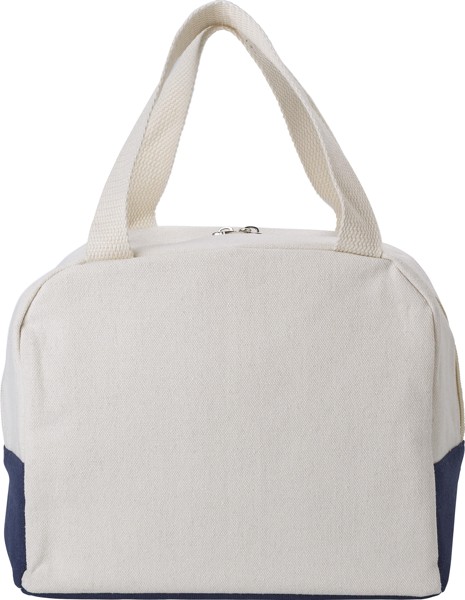 Saco térmico em algodão (280 gr/m²) Alex - Navy / Natural