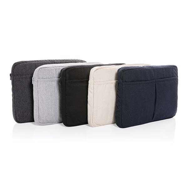 Laluka AWARE™ torbica za laptop 15,6" od recikliranog pamuka - Siva