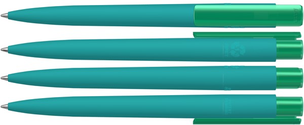 RECYCLED PET PEN PRO K transparent GUM - turquoise