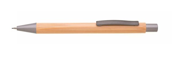 Rivet mechanical pencil, bamboo body, metal clip