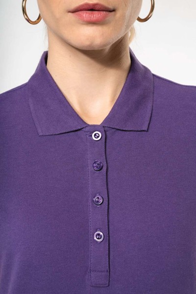 Ženska polo majica kratkih rukava od pikea - Light Royal Plava / 3XL