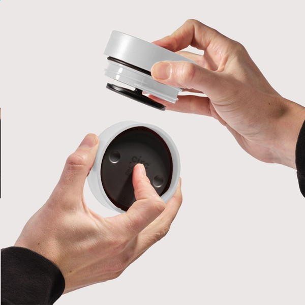 Circular&Co Recycled Coffee Cup 340 ml mug - Blanc / Noir