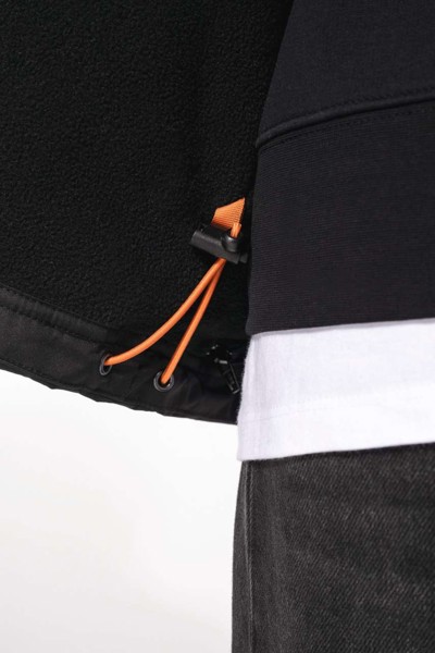 Jakna bluzon SCORE s odvojivim rukavima - Tamno Siva / Narančasta / 2XL