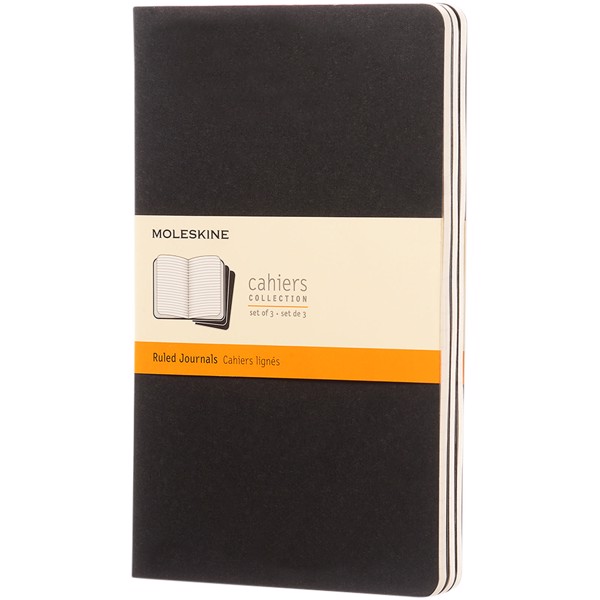 Moleskine Cahier Journal L – liniert - schwarz