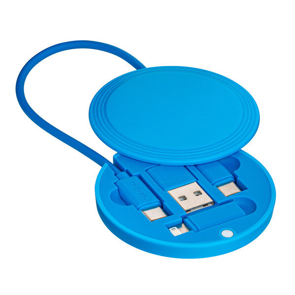 Câble de Charge 4 en 1 CONVERTICS COLOR - cyan