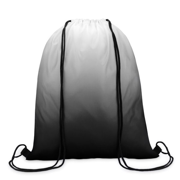Bolsa cuerdas poliéster 210D Fade Bag - negro