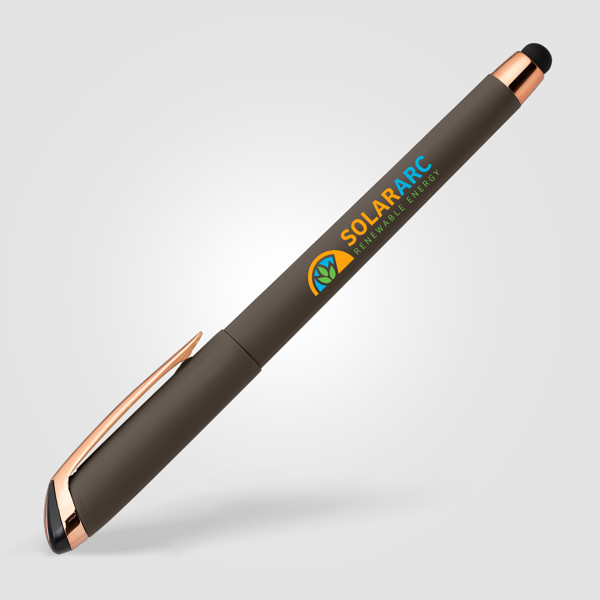 Gazelle Gel Softy Rose Gold w/Stylus - Gunmetal / 4 Color inkjet