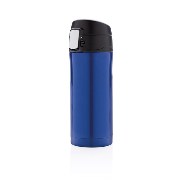 Mug 300ml  EASY LOCK en acier inoxydable recyclé RCS - Bleu