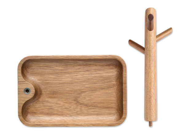 Portachiavi in legno d'acacia Branca