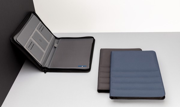 XD Xclusive A4 portfolio, recycled rPET, zipper - Black