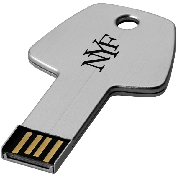 USB disk Key, 2 GB - Stříbrný