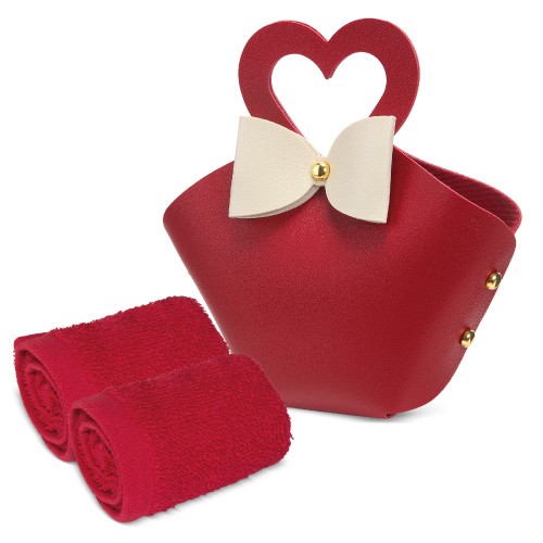 SET 5 MINI BAGS WITH TOWEL “COQUETTE”