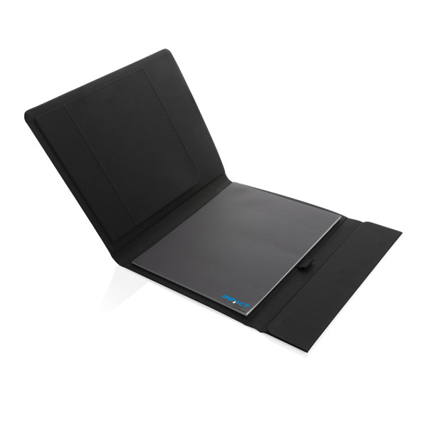 Impact Aware A4 portfolio, recycled polyester - Black