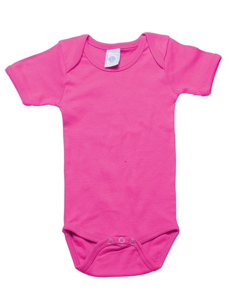 Baby Body Short Sleeves - White / Navy / 18-24