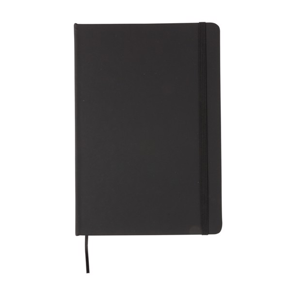 Standard hardcover PU notebook A5 - Black