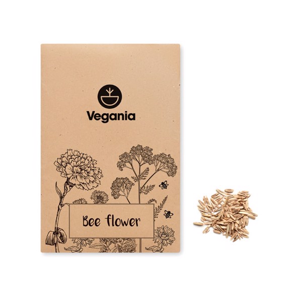 Seedlopebee flower seeds, kraft envelope, 5g