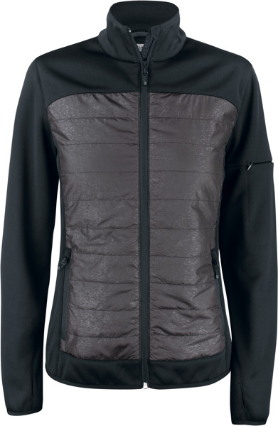 Reflective Ladies' Hybrid Jacket Clique | Custer Jacket Women - Black / Reflective / M