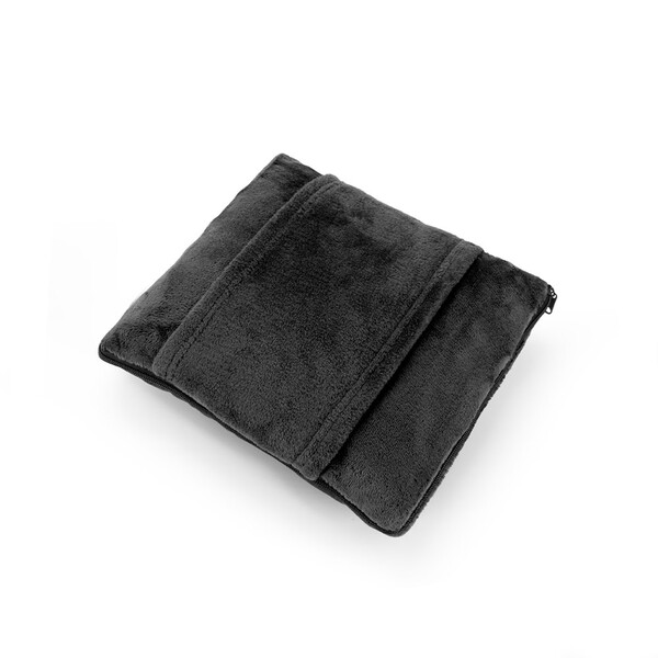 SNUGGY. 3-in-1 fleece set (220 g/m²) ideal for travel - Black