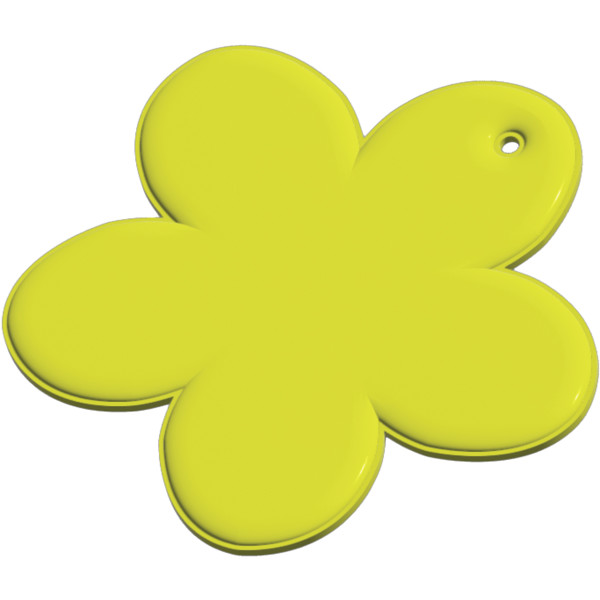 Pendente refletor de TPU com flores RFX™ - Amarelo neón