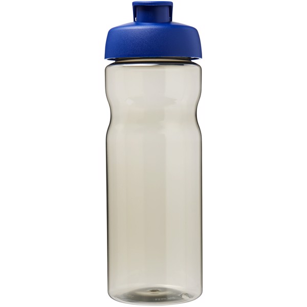 Bouteille de sport H2O Active® Eco POP Base 650ml avec couvercle à bascule - Charbon / Bleu