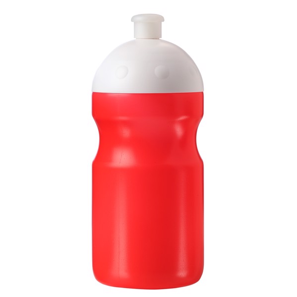 Trinkflasche "Fitness" 0,5 L Mit Saugverschluss - Weiss