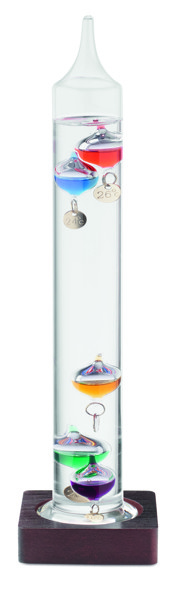 Galileo thermometer glass 28cm