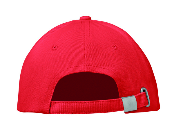 6 panel baseball cap Buffalo - White / Red