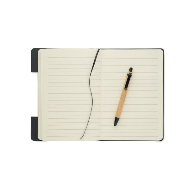 A5 RPET notebook set Notemix - Black