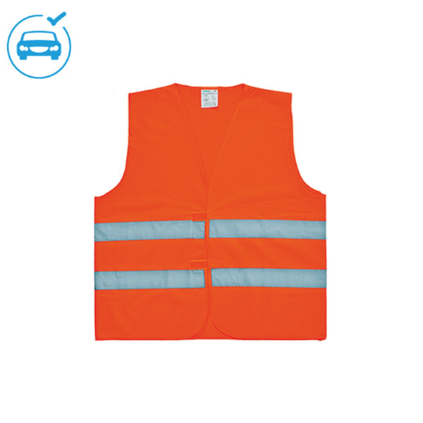 Gilet De Sécurité Pour Enfant, 100% Polyester - Orange Fluorescent
