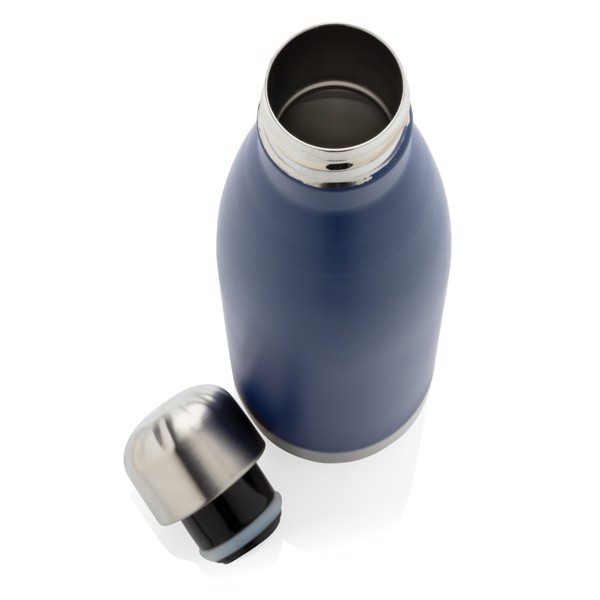 Bouteille isotherme en acier - Bleu