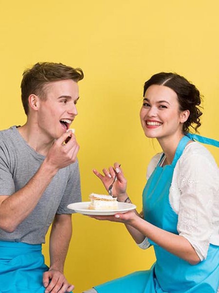 Waist Apron Lady w/pocket Canvas - White