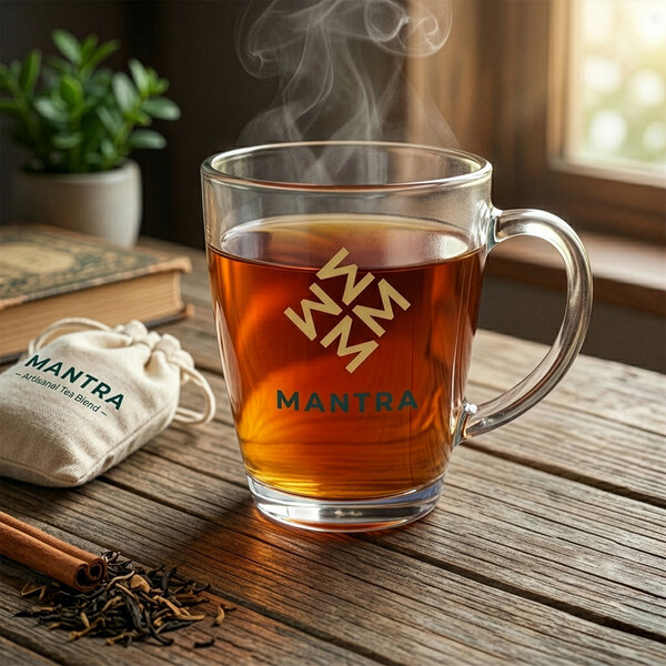 Steklena skodelica na zvonec, debelo steklo, premer 92 mm