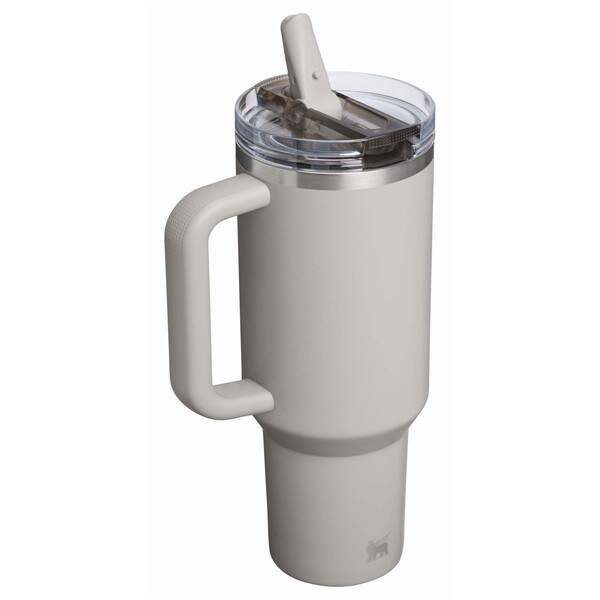 Copo com palhinha Stanley Quencher® ProTour 1180 ml em aço inoxidável reciclado - Cinzento