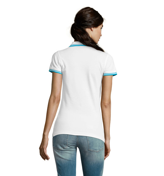 PASADENA NŐI POLO 200 Pasadena Women - Fehér / Aqua KékL