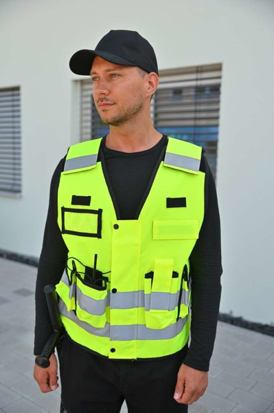 Tactical Safety Vest "Stammheim" - Yellow / M/XL