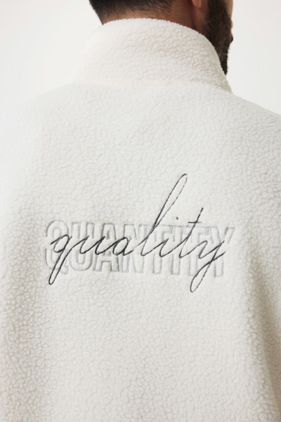 Iqoniq Diran recycled polyester pile fleece jacket - Natural / L