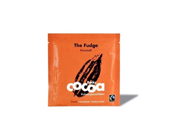 Rozpustná čokoláda FUDGE s jemným karamelom (sáčok)
