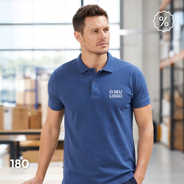 Polo de Algodão 180 g/m² - Branco