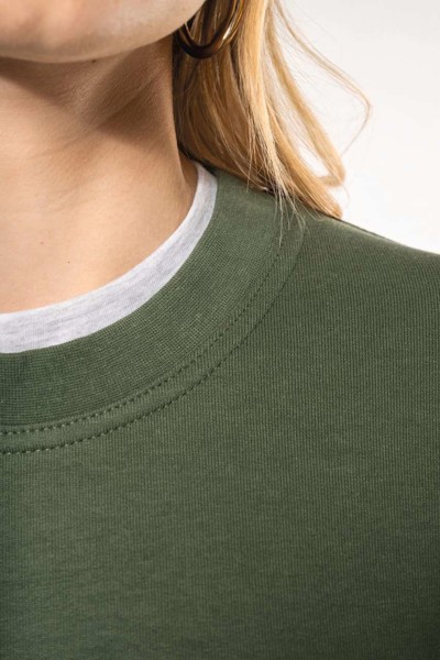 Crew Neck Sweatshirt - White / L