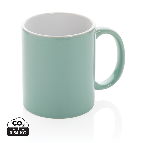 Základný keramický hrnček 350ml - Zelená
